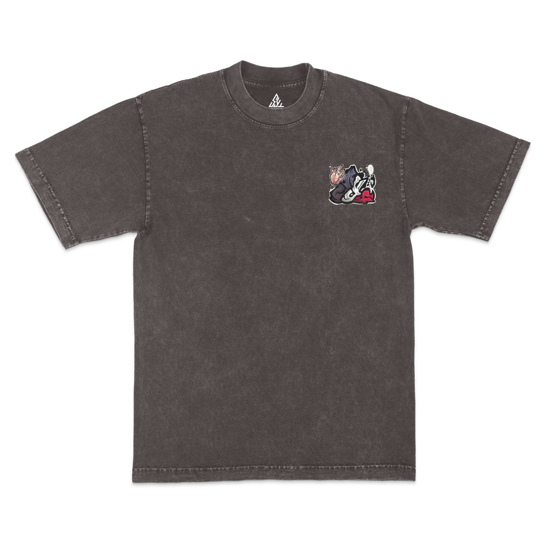 Predator's Inheritance Heavyweight Mineral Wash Tee - Cocoa