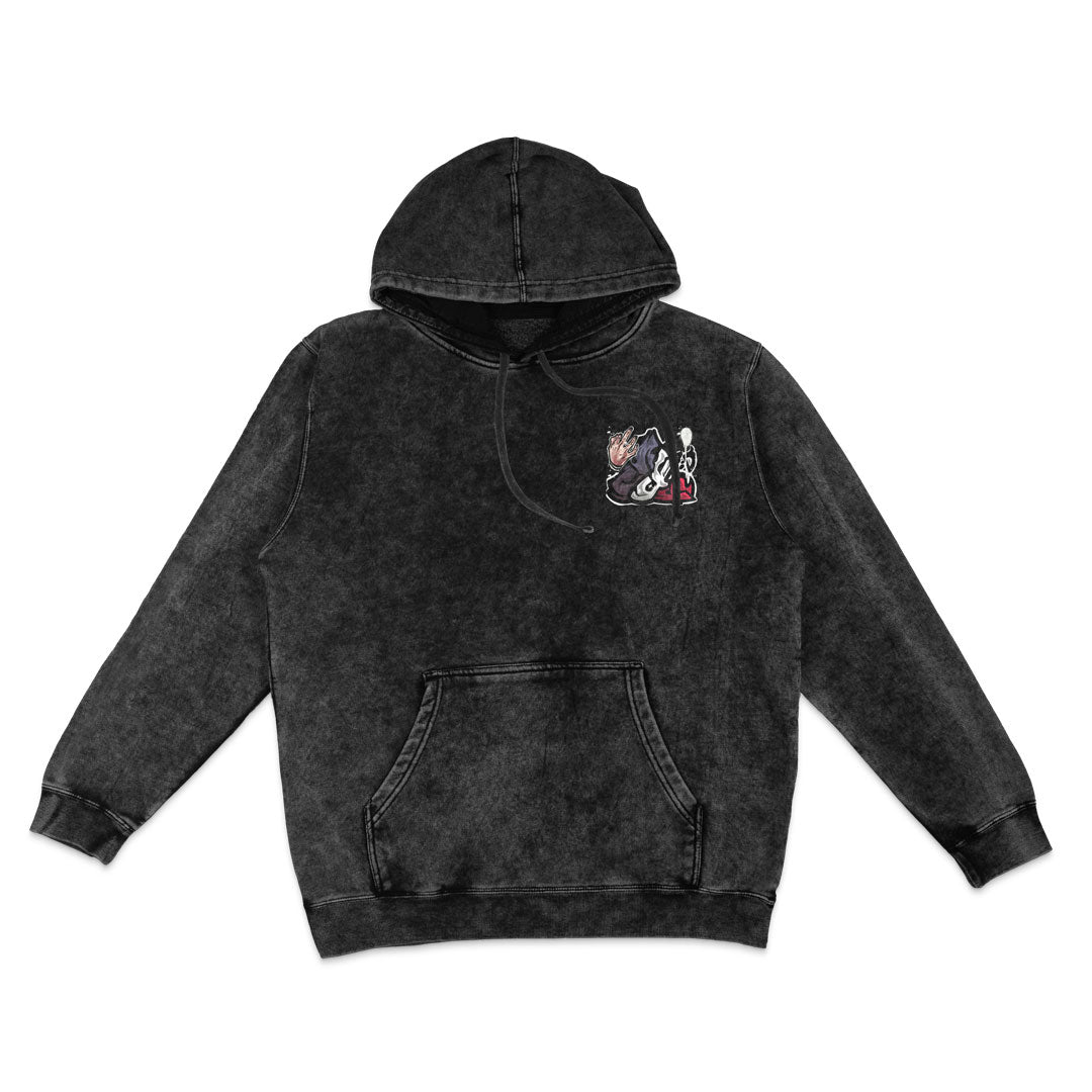 Predator's Inheritance Mineral Wash Hoodie - Black