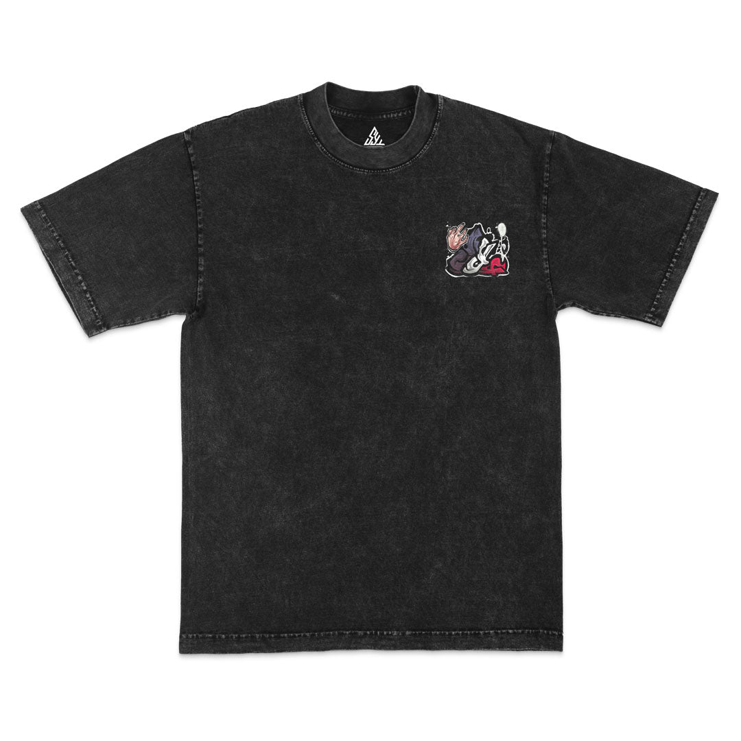 Predator's Inheritance Heavyweight Mineral Wash Tee - Black