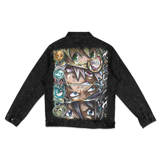 Souls Unleashed Denim Jacket - Black