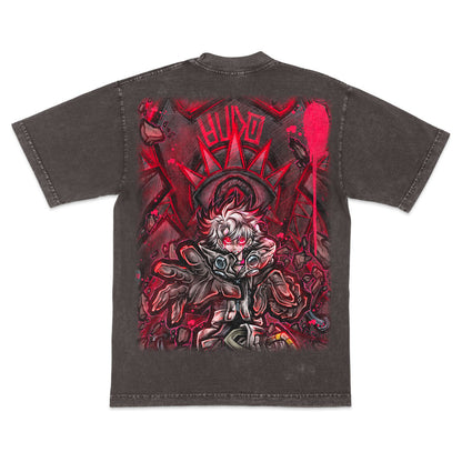 Ashen Will Heavyweight Mineral Wash Tee - Cocoa