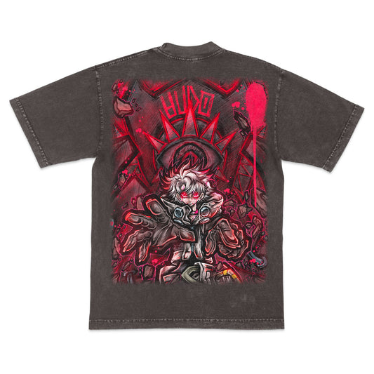 Ashen Will Heavyweight Mineral Wash Tee - Cocoa