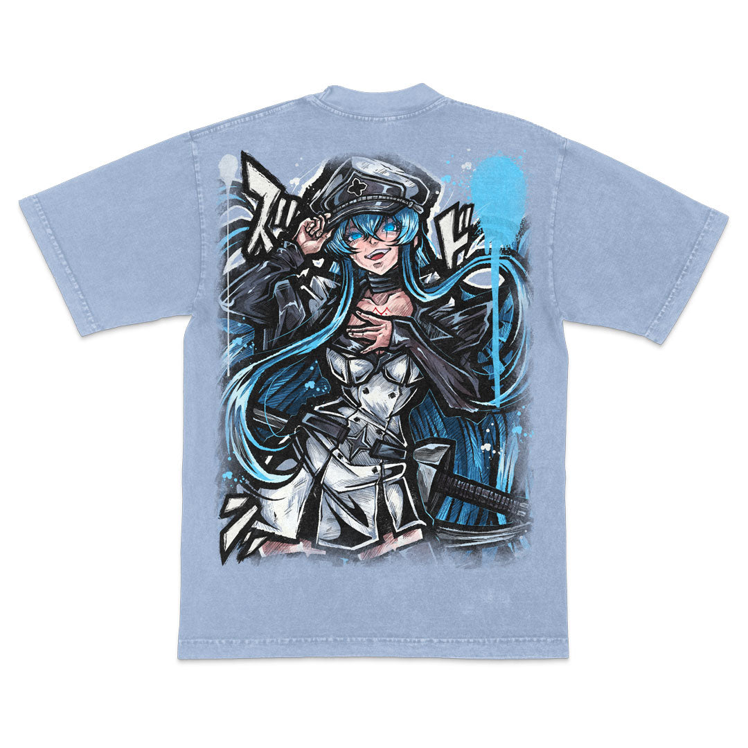 Frostbound Tyrant Heavyweight Mineral Wash Tee - Arctic