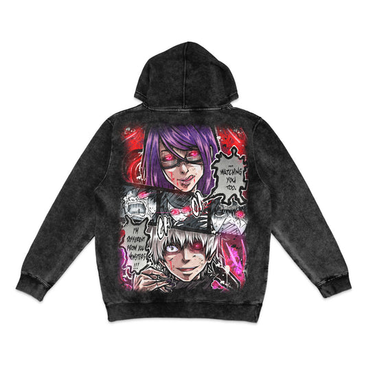 Predator's Inheritance Mineral Wash Hoodie - Black