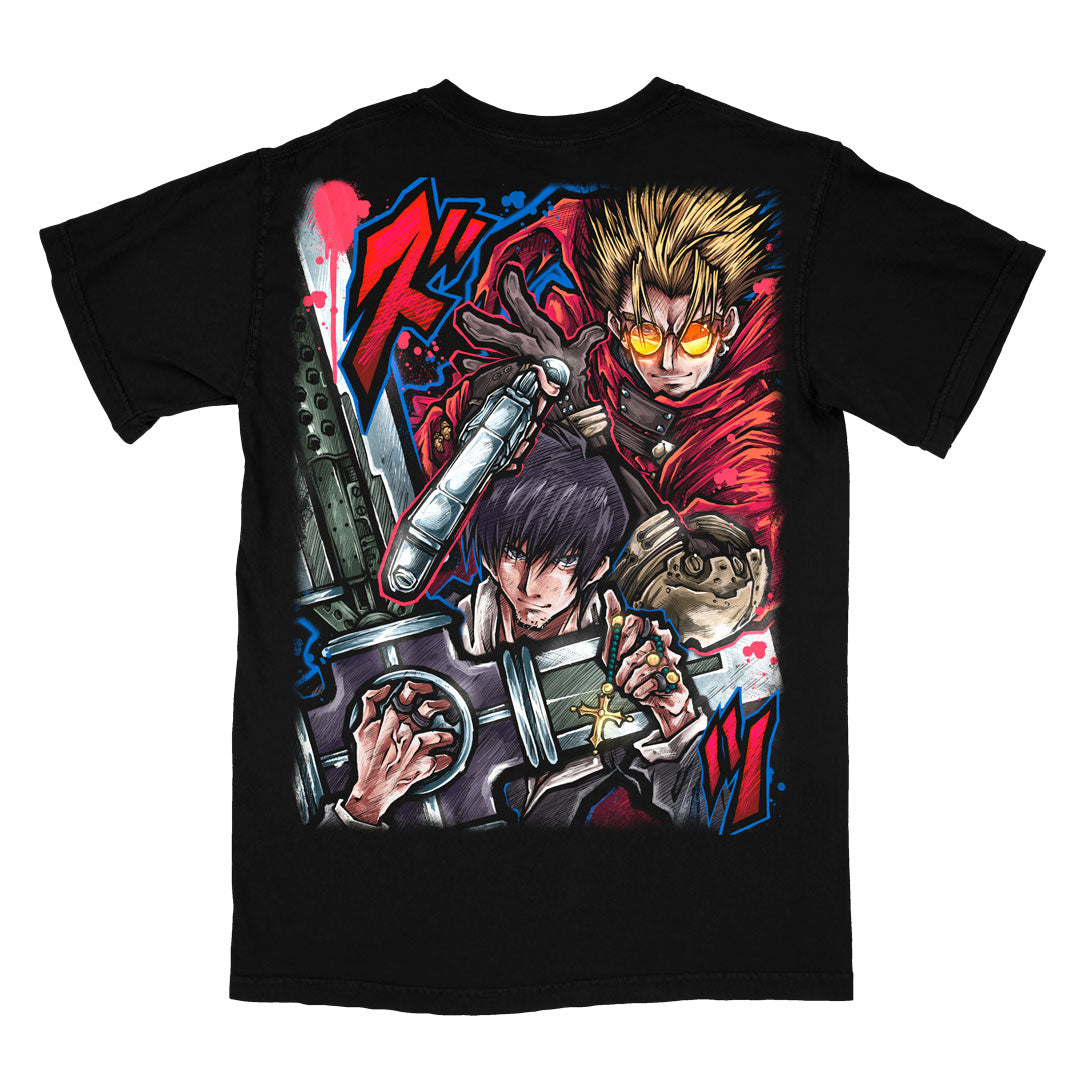 Crossfire Saints Heavyweight Tee - Black