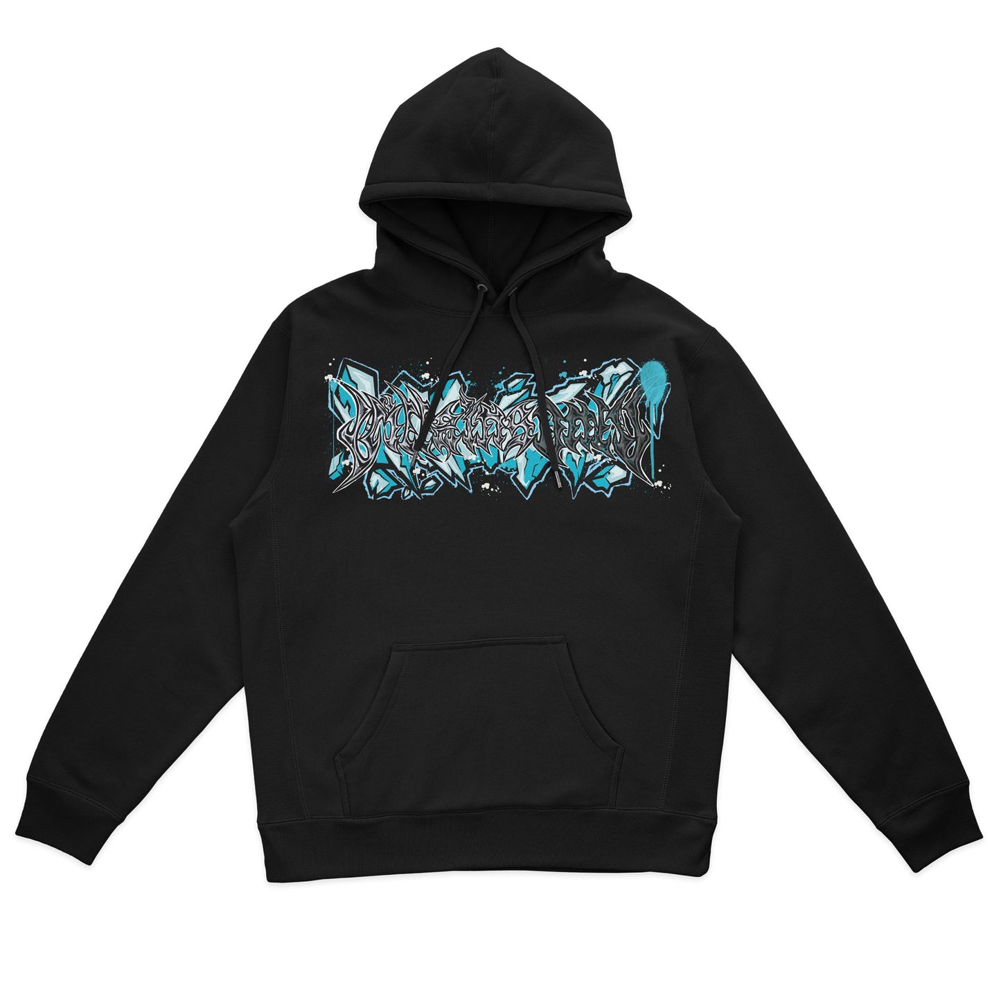Frostbound Tyrant Heavyweight Hoodie - Black
