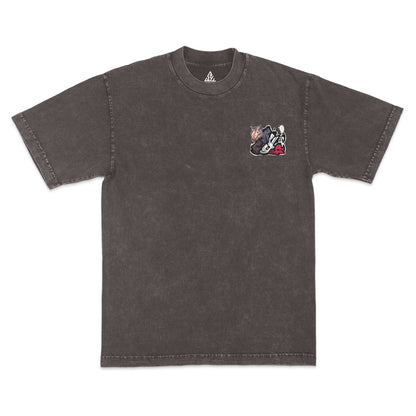 Predator's Inheritance  Heavyweight Mineral Wash Tee - Cocoa