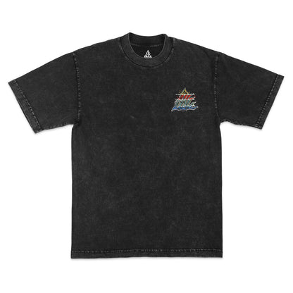 Souls Unleashed Heavyweight Mineral Wash Tee - Black